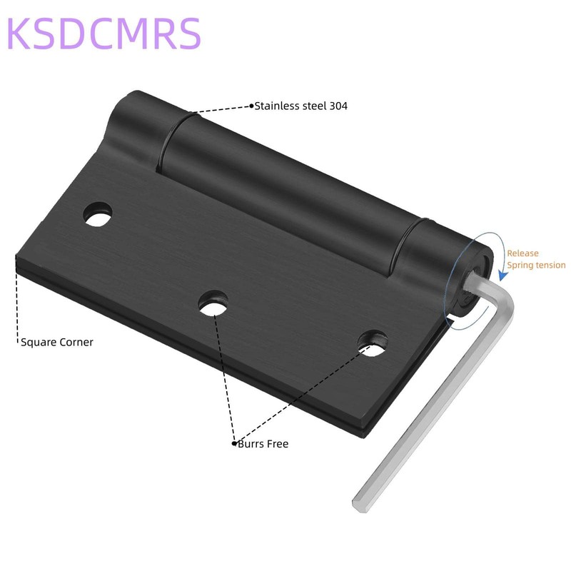 3.5" Self-Closing Stainless Steel Hinges,3-1/2 inch x 3 1/2 Inch