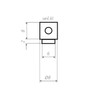 SCHILDER Systeme Pack of 20 Stainless Steel Rope Clamps |