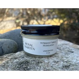 Royal Marten Whipped Tallow Moisturizer Royal Marten 100% Organic Grass Fed Handmade 4 oz - Unscented