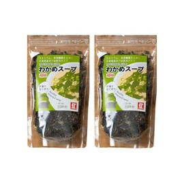 Shiohara Japanese Wakame Seaweed Soup, 2.8 oz (80 g) x 2 Packs, No Chemical Seasoning Additives