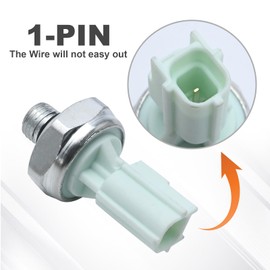 Vkinman SW5267 Oil Pressure Switch Sensor Replacement for Ford F-250 F-350 F-450 F-550 E-350 E-450 Super Duty Excursion Replaces F75F9278CB F81Z9278AA