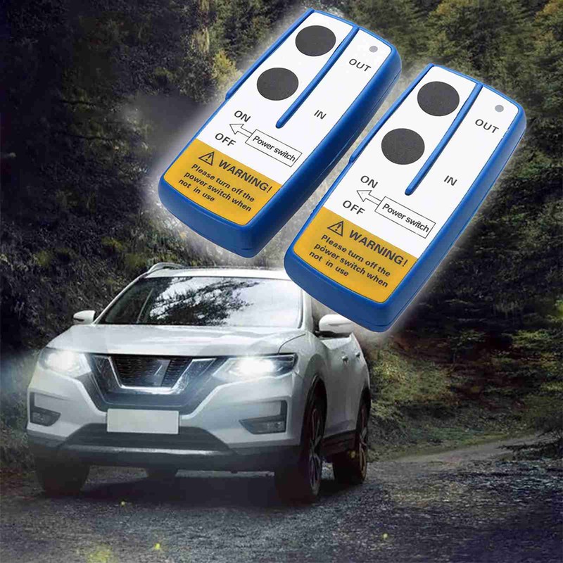 Universal 12V 50ft Wireless Console Winch Remote Control Kit For