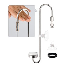 Clscea Aquarium Stainless Steel CO2 Diffuser Widen Hook, DCW300-40