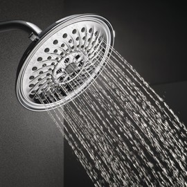 Delta Faucet 3-Spray Touch-Clean H2Okinetic Shower Head, Chrome 52687