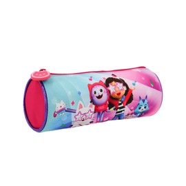 mybagstory Gabby's Dollhouse Pencil Case for Girls, Kids, School, Primary School, Nursery, Nursery, Pencil Case, Girls, Size 22 cm, Gift Idea, Gabby's Dollhouse Pink, Kids, Gabby's Dollhouse Pink,