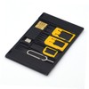 Gatuida 10pcs Sim Card Adapter Kit Nano Sim Adaptor Mobile