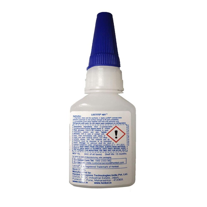 LOCTITE 401 Super Glue Instant Adhesive 20G Metal Rubber Ceramic