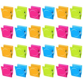 Magnetic Clips Heavy Duty, Magnets Clip, Fridge Magnet Clips, Strong Fridge Magnets, Clips Magnets for Fridge, Whiteboard-24pack
