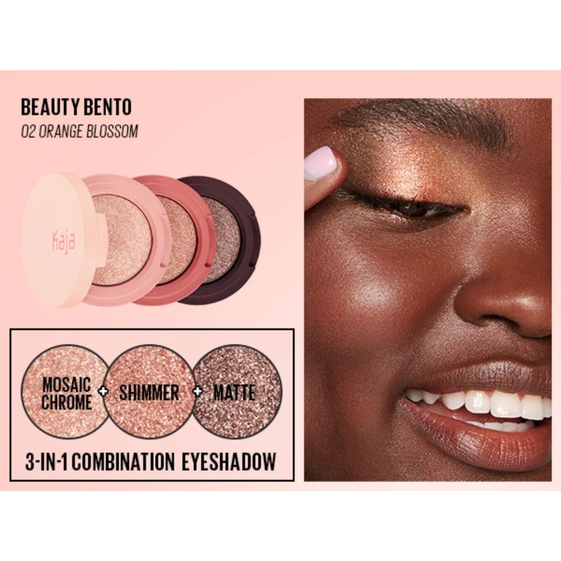Kaja Beauty Bento Soft Matte Eyeshadow Trio - 02 Orange