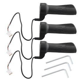 The Lord of the Tools 3 Stücke 22mm Elektrische Fahrrad Gasgriff Twist Gas Lenker Griffe Elektrische Roller Teile Für Elektrische Fahrrad Und Roller Schwarz