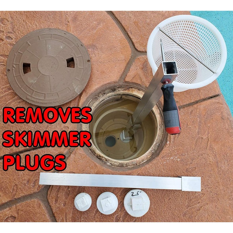 Pool Tool Clean Out Plug Wrench for 1.5 and 2"