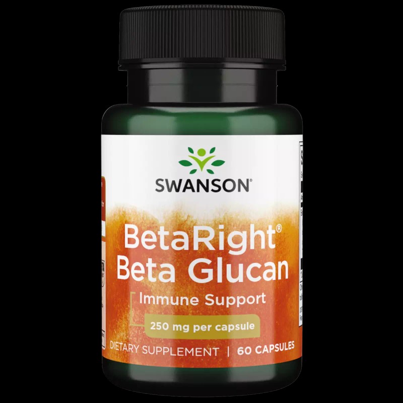 Swanson Betaright Beta Glucan 250 mg 60 Capsules
