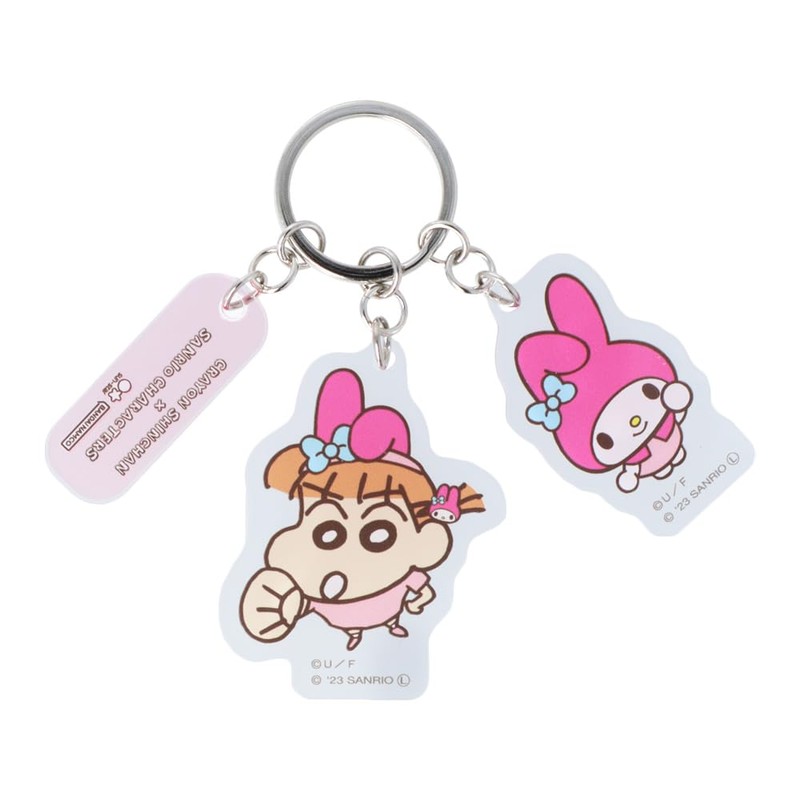 Sunstar Stationery S8346178 Keychain, 3 Row Acrylic Crayon Shin-chan x