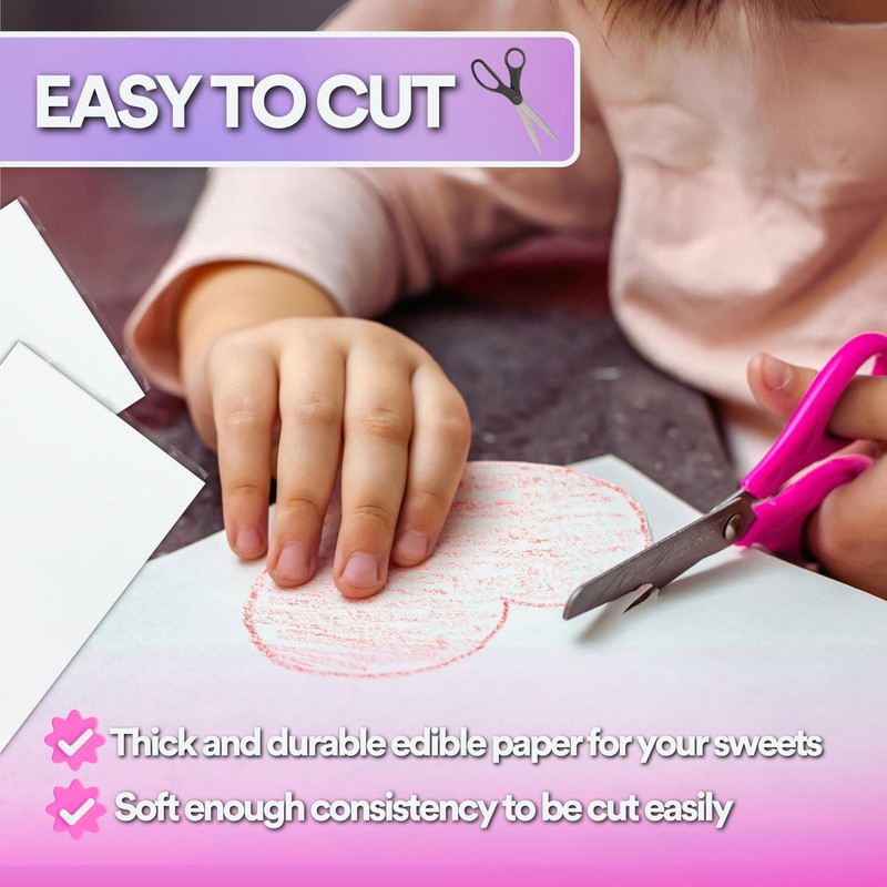 paper2eat Frosting Sheets Premium 8.5“ x 11“ - 3 Count