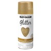 Rust-Oleum 301495 Specialty Glitter Spray Paint, 10.25 oz, Gold