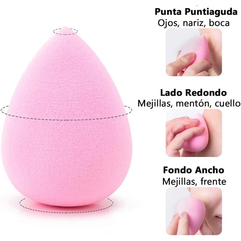 Conjunto de Esponjas Cosméticas (Juego de 7) Esponjas de maquillaje