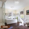 DHK wot Crystal Flush Mount Ceiling Light 3000/4000/5000K Modern Crystal