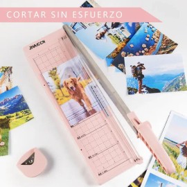 Guillotina Rosa Carta Cortador Afilado Papel Foto Tarjeta                                                                                             