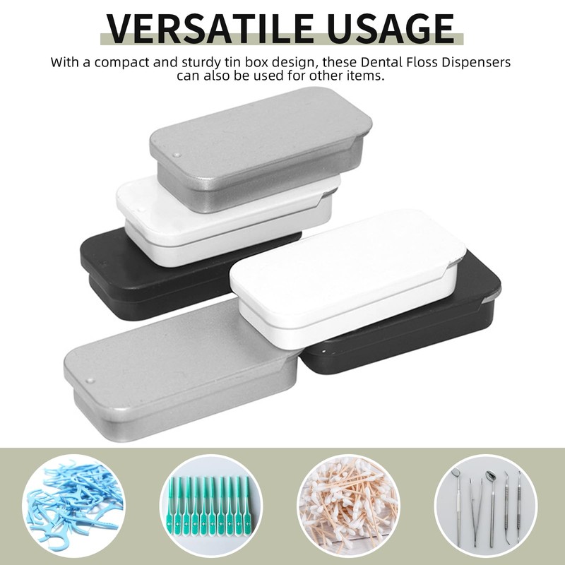 SKYPIA Lip Balm Tins Slide Top Tin Containers for Lip
