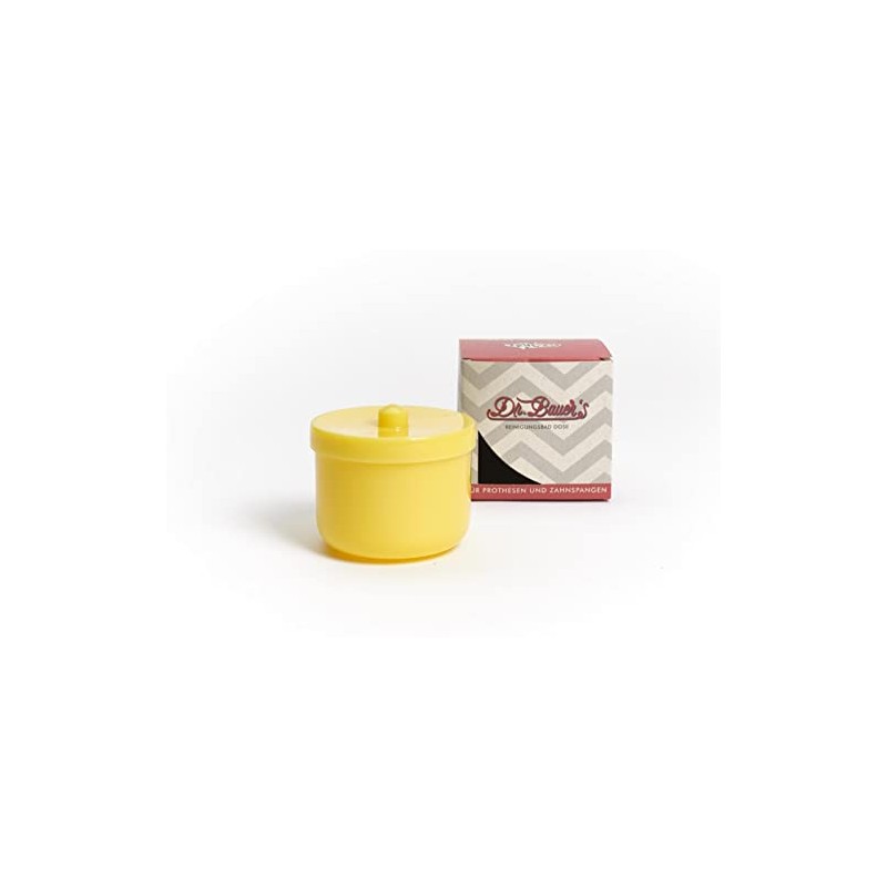 Dr. Bauer Cleaning Bath Tin with Rinse Insert Prosthesis Box