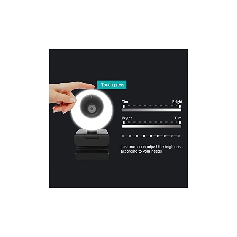 Web Camera 1080P Webcam 60FPS Autofocus HD Web Camera with