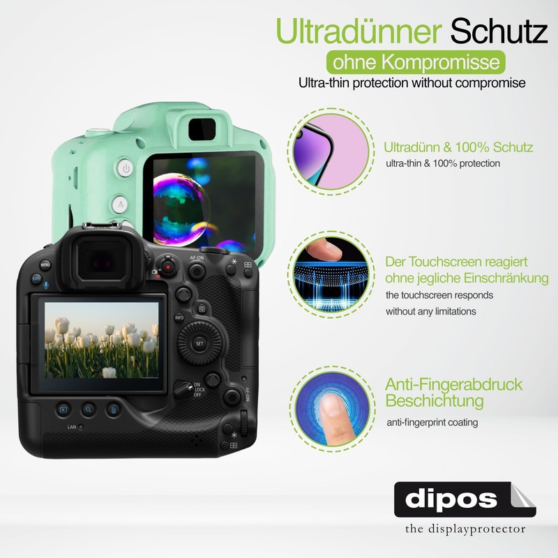 dipos I 4x Matte Screen Protectors for Garmin Varia RTL516