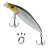 Tgpiao 200PCS 5Sizes Stainless Steel Fishing Split Rings,Heavy Duty Split