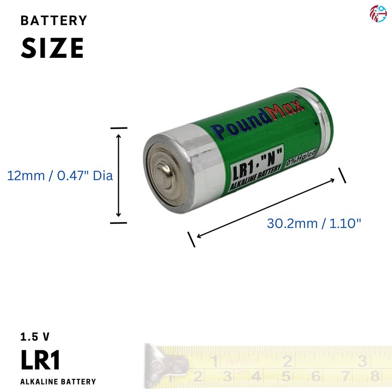 PoundMax 5 X 910A LR1 N Type MN9100 1.5V Alkaline