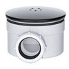 SPARES2GO Shower Trap for 90mm Tray Plug Hole 1.5" Luxury
