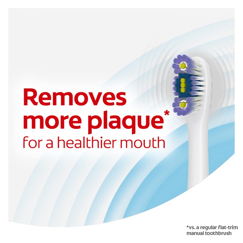 Colgate 360 Floss Tip Sonic Powered Battery Toothbrush, 2 Pack