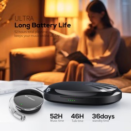 Wireless Bluetooth Headphones Over Ear 52hrs Bluetooth 5.4 Open Ear Earphones with Earhooks Lightweight Comfort Open Ear Earbuds Small Ears Simultaneously Connect 2 Devices Clip on Headphones