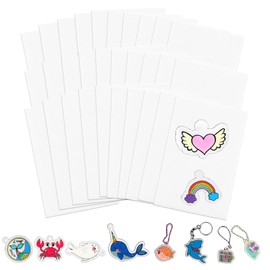 Shrinky Dink Sheets, Shrink Plastic Sheets for Crafts 5.7 X 4.1 inch Shrinky Dink Paper Shrink Film Sheets for Kids Craft Marking, DIY Jewelry Keychains Making - 30 Pieces