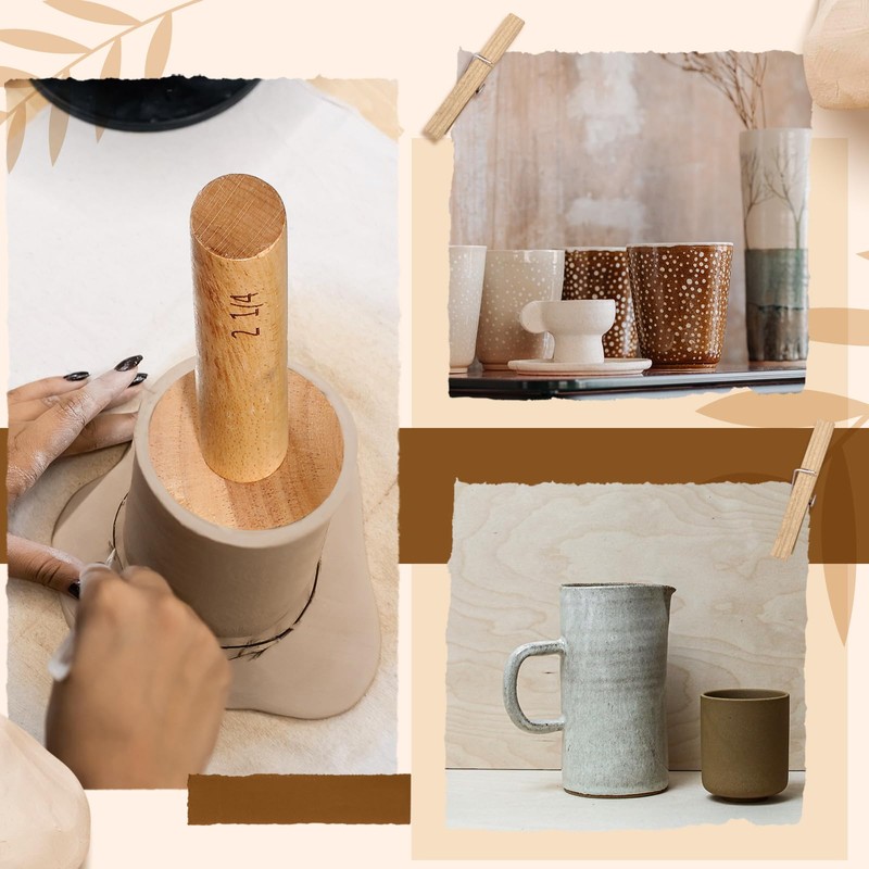 Baderke Cup Pottery Molds, Create Pottery Mug Vases, Cup Molds