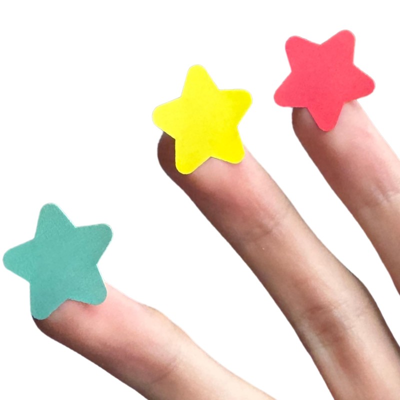 800 Pieces, 3/4 inch - Star Stickers for Kids Reward,