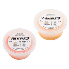 Val-u-Putty Exercise Putty - Peach, Orange - 2 oz Each - Bundle