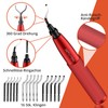 GETLITOOL Deburring with 16 Blades, 360° Rotating Blade, Hand Deburrer,