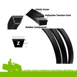 2pk Replaces for Craftsman LT2000 Deck Belt 144959 532144959 42 Inch Deck Belt Fits Craftsman LT1000 Deck Belt, LT3000 DYT4000 AYP Deck Riding Mower and Husqvarna Poulan Lawn Mower 138255 532138255