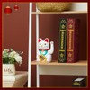 Chunful 6 Inch Lucky Cat Waving Arm Maneki Neko Lucky