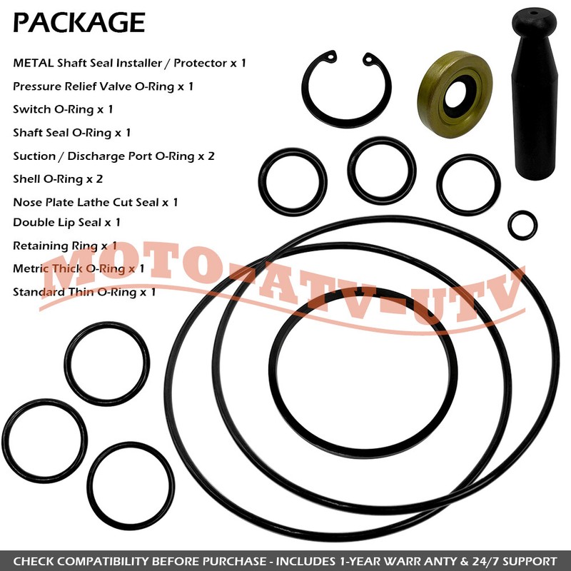 JINFANNIBI For GM A6 AC Compressor Reseal Kit with O-Ring