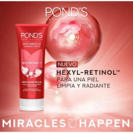 Pond Age Miracle Limpiador Facial Espuma Hexyl Retinol 100g