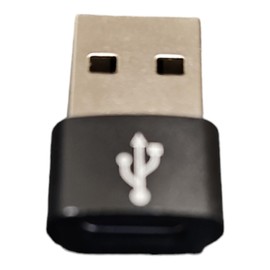 RDRKR (4 -Pack Type 2 Female to USB 2.0 Male Convertor Connector Fast Charging Type C Adapter (Black)