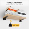 Romon Shelf Brackets, Shelf Brackets, Pack of 2, Heavy Duty