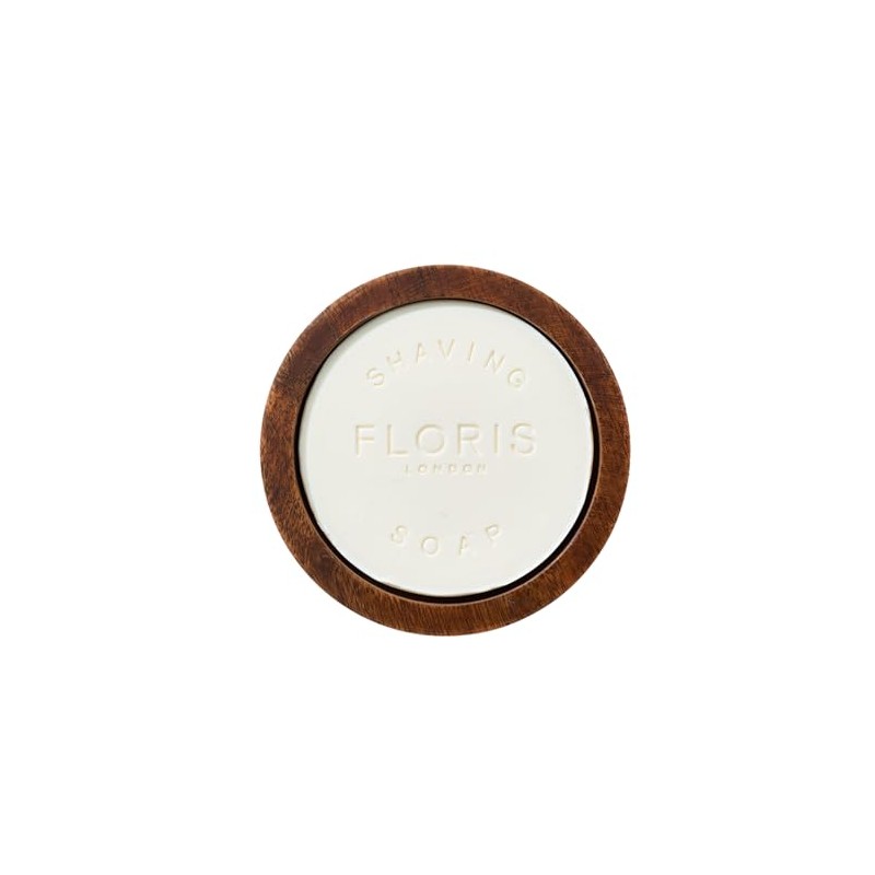 Santal Shaving Soap in a Wooden Bowl 100g