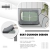 CHELZEN Stretch Sofa Seat Cushion Cover, Fitted Sofa Cushion Slipcovers,