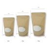 Bolsa Sup 250g - Apariencia Kraft Con Ventana - x100