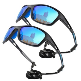 Solsun Sports Polarized Sunglasses For Men:Wrap Around Sunglasses UV Protection, Cycling Fishing Pugs Sun Glasses For Woman