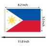 Philippines & US American Friendship Table Flag Display, USA &