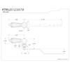 Kingston Brass KTWLL2 Wilshire Toilet Tank Lever, Polished Brass 12.31
