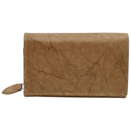 Money Maker - Women's Leather Wallet - Lots of Storage Space - Large Wallet with RFID Protection, light brown, rfid wallet