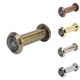 Door Viewer Wide Angle 220 Degrees, Haofy 1 Piece Peephole of the Door Viewer with Privacy Screen, Door Viewer Peephole Security Spy for Door Thickness 55 mm - 90 mm, Drill Hole Diameter 16 mm, for